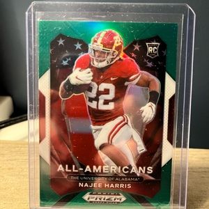 NAJEE HARRIS GREEN PRIZM DRAFT PICKS ROOKIE CARD 🔥